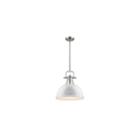 Duncan 1-light Pendant With Rod In Pewter