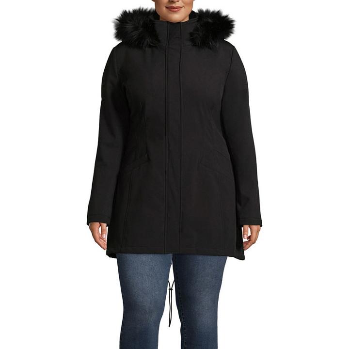A.n.a Hooded Midweight Softshell Jacket-plus