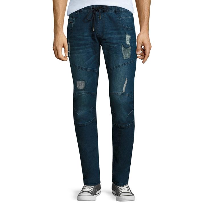 Ecko Unltd. Destructed Path Denim Joggers