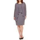 R & K Originals Long-sleeve Necklace Knit Jacket Dress - Plus