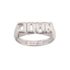Personalized Bold Name Ring