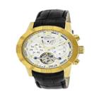 Heritor Mens Black Strap Watch-herhr4103