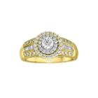 3/4 Ct. T.w. Diamond 10k Two-tone Gold Ring