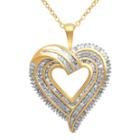 Ct. T.w. Diamond Heart Pendant Necklace