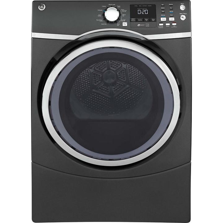 Ge 7.5 Cu. Ft. Capacity Front Load Electric Dryer With Steam - Gfd45espmdg