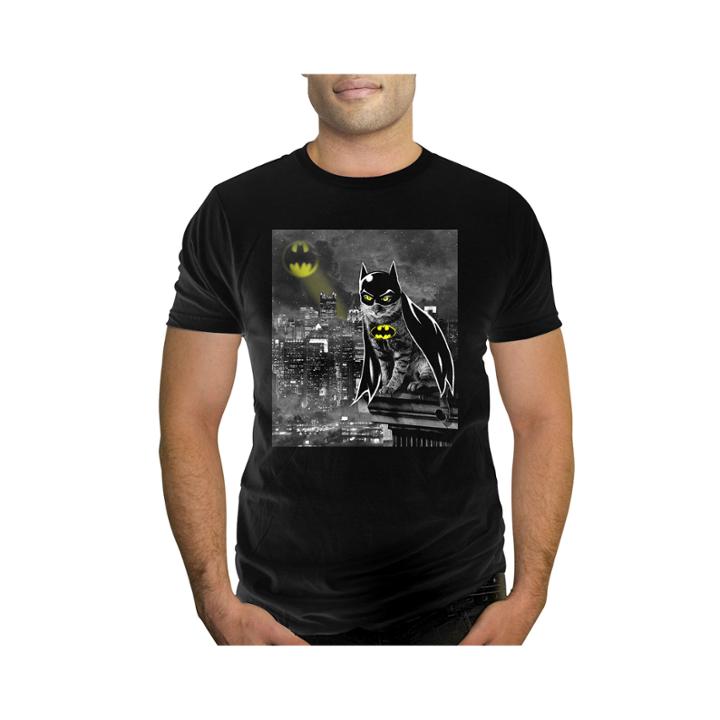 Batman Short-sleeve Cat Over Gotham Tee