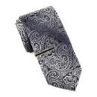 Jf J. Ferrar Ombr Paisley Tie With Tie Bar - Extra Long