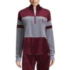 Flirtitude Velour Half Zip Sweatshirt - Juniors