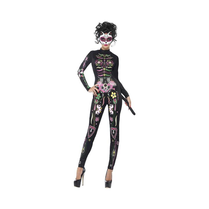Day Of The Dead Sugar Skull Cat Costume