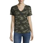 A.n.a 3/4 Sleeve Notch Neck Top - Tall