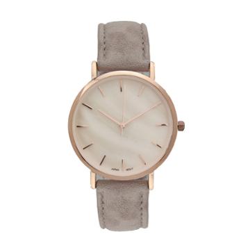 Geneva Platinum Womens Brown Strap Watch-10133