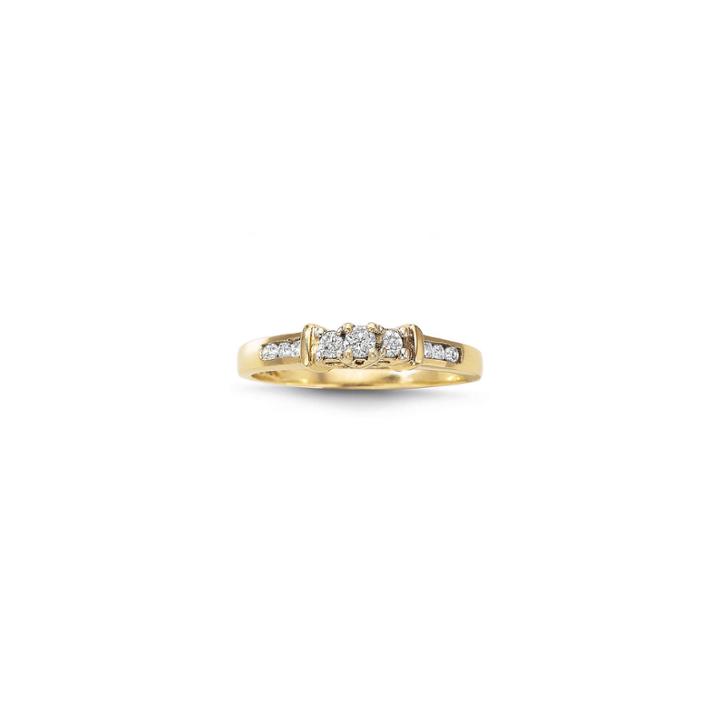 Love Lives Forever&trade; 1/4 Ct. T.w. Diamond 3-stone Ring