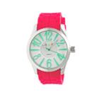 Crayo Womens Magnificent Hot Pink Strap Watch Cracr2907