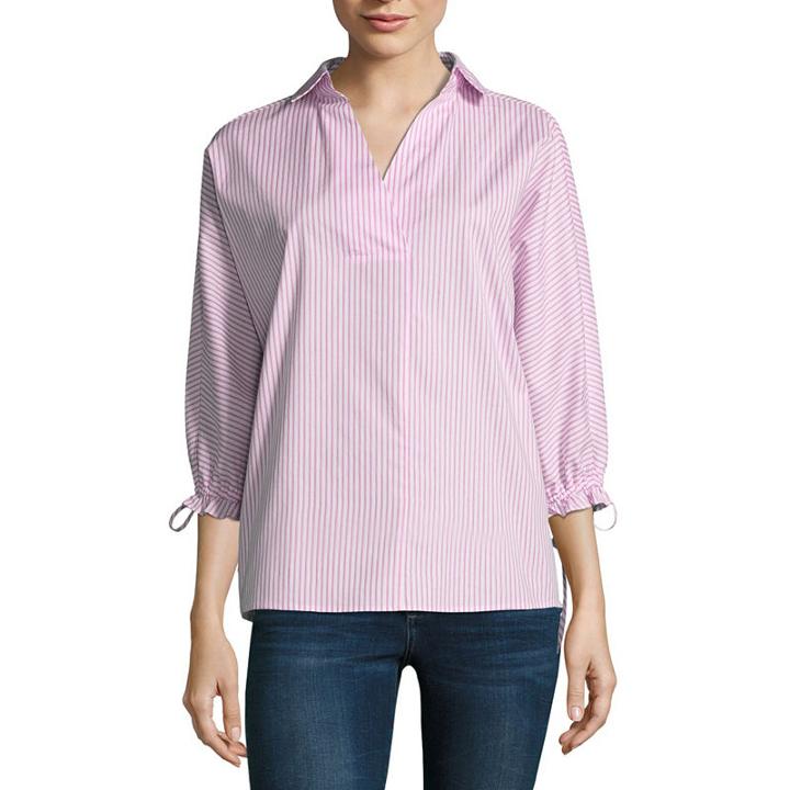 Belle + Sky 3/4 Sleeve Oversized Shirt