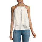 A.n.a Sleeveless Round Neck Woven Blouse
