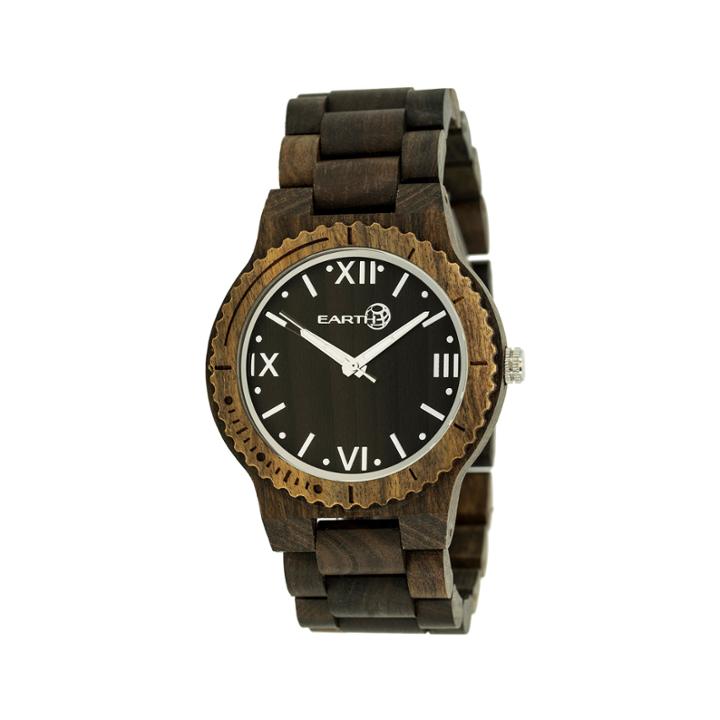 Earth Wood Bighorn Dark Brown Bracelet Watch Ethew3502