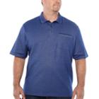 Van Heusen Flex Solid Tipped Polo Short Sleeve Knit Shirt Big And Tall