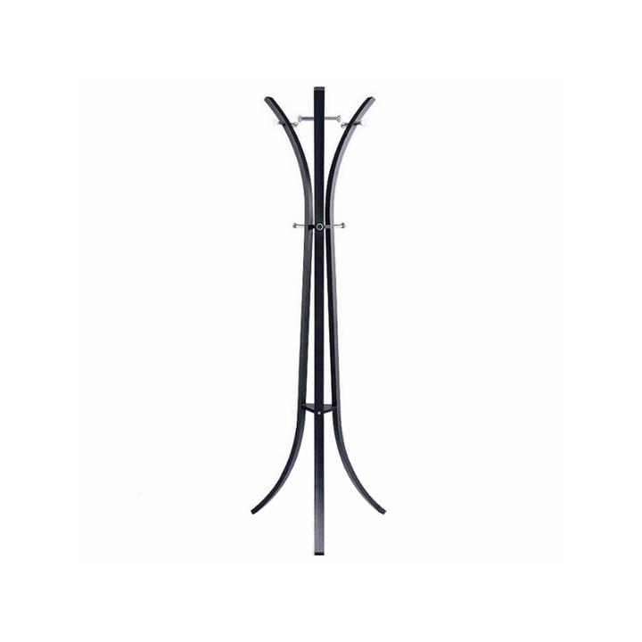 Mid Century Coat Hanger With Metal Black Coating