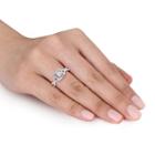 Womens 1/2 Ct. T.w. Genuine Round White Diamond Sterling Silver Engagement Ring