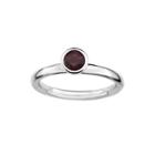 Personally Stackable Genuine Rhodolite Ring