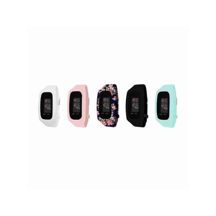 B-fit Womens Activity Tracker & 5pc. Interchangeable Band Set-ba2219bk607-078