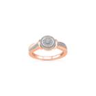 Womens 1/5 Ct. T.w. Genuine Round White Diamond Gold Engagement Ring
