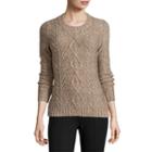 St. John's Bay Marled Cable Pullover - Tall