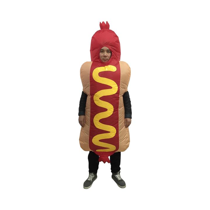 Hotdog Inflatable Dress Up Costume Unisex