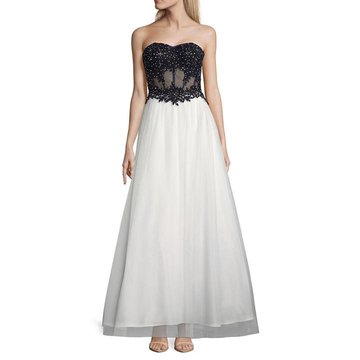 Blondie Nights Sleeveless Ball Gown-juniors