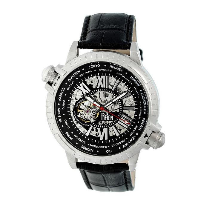 Reign Unisex Black Strap Watch-reirn2101
