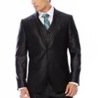 Jf J. Ferrar Black Shimmer Suit Jacket - Slim Fit