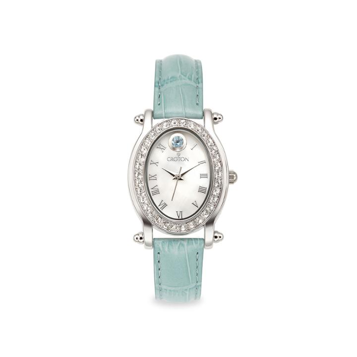 Croton Womens Blue Strap Watch-cn207537tomp