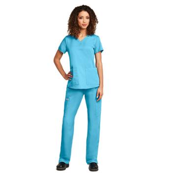 Grey's Anatomy Professional Wear By Barco Womens V Neck Scrub Top