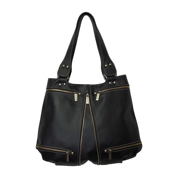Amerileather Rila Zip Leather Bag