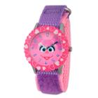 Sesame Street Purple And Pink Abby Cadabby Time Teacher Strap Watch W003168