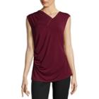 Liz Claiborne Short Sleeve Round Neck T-shirt-womens Talls