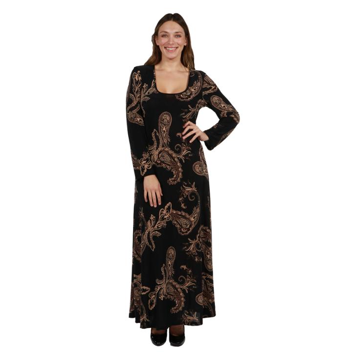 24/7 Comfort Apparel Derby Dress - Plus