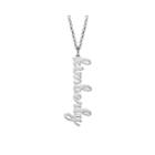 Personalized Vertical Name Pendant Necklace