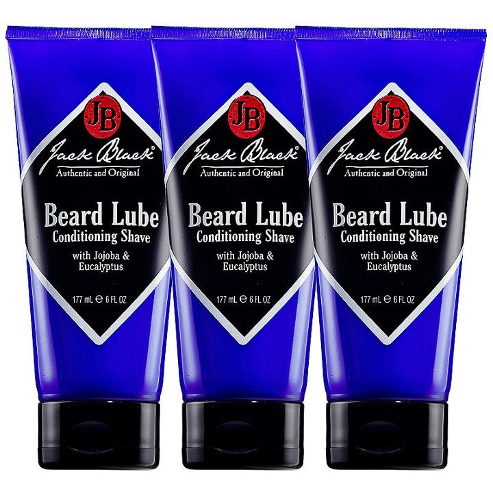 Jack Black Beard Lube Conditioning Shave - 3 Pack