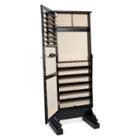 Kathy Ireland San Mateo Mirrored Standing Jewelry Cabinet