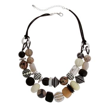 El By Erica Lyons El By Erica Lyons Black Naturals Beaded Necklace