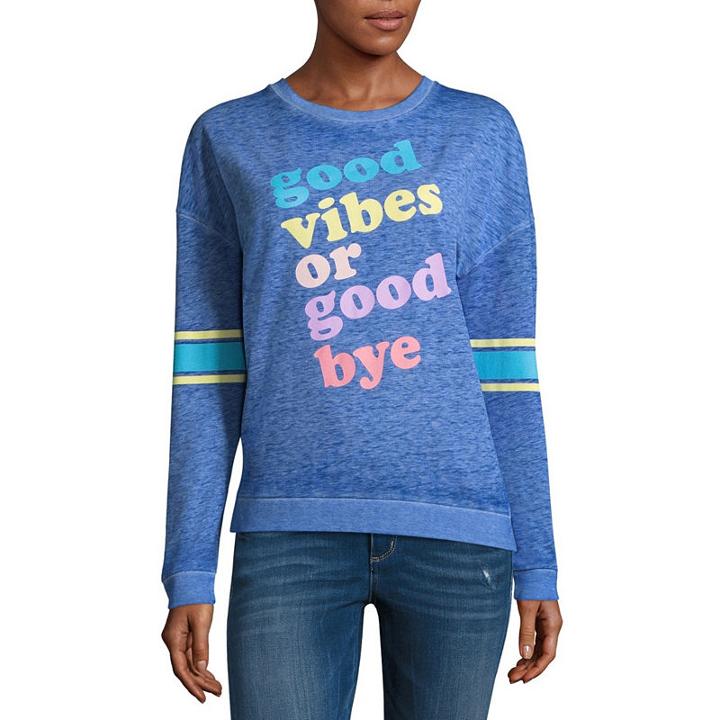 Good Vibes Or Goodbye Sweatshirt - Junior