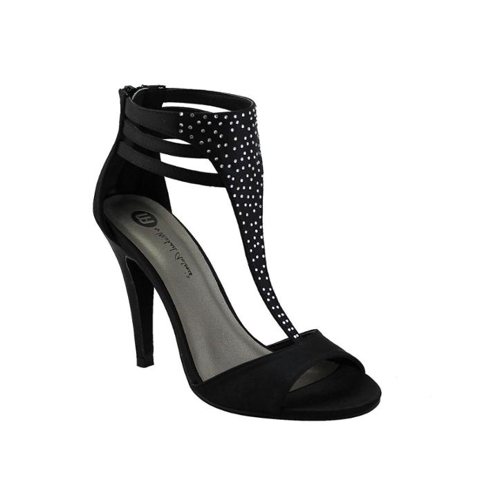 Michael Antonio Rhinestone-studded T-strap Pumps