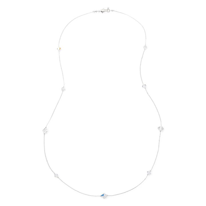 Vieste Crystal Silver-tone Illusion Necklace