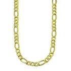 Limited Quantities! 10k Yellow Gold Hollow Figaro 22 Chain Necklace