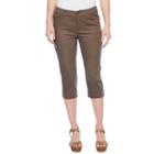 St. John's Bay Secretly Slender Twill Crop Pant - Tall