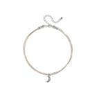 Mixit&trade; Silver-tone Moon Choker Necklace