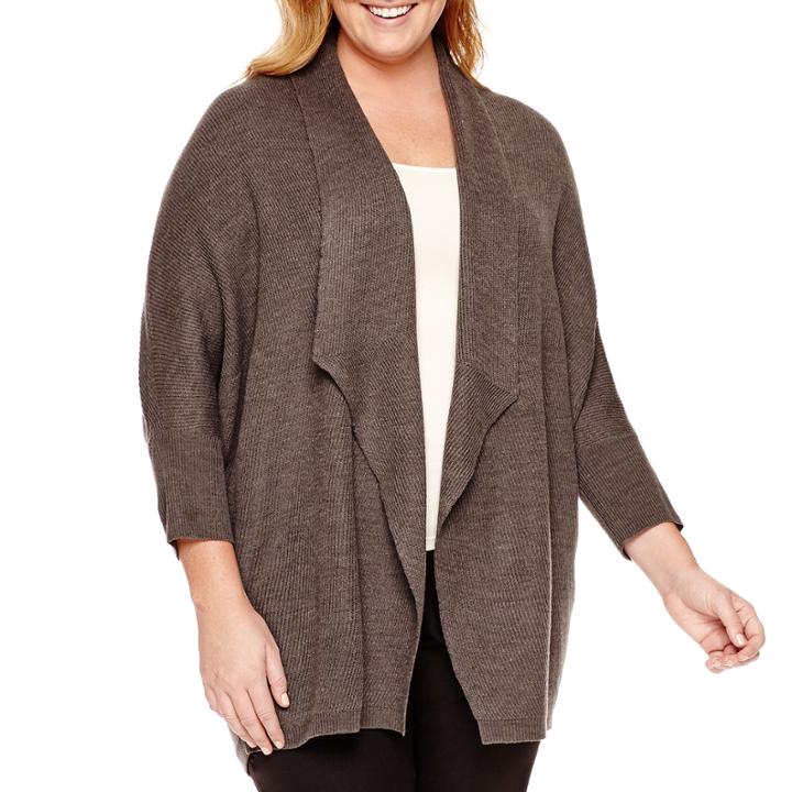 Worthington Cocoon Cardigan Sweater - Plus