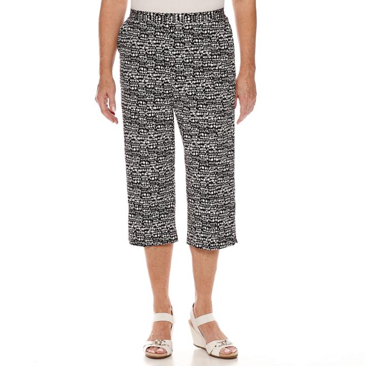 Alfred Dunner Pebble Print Capris