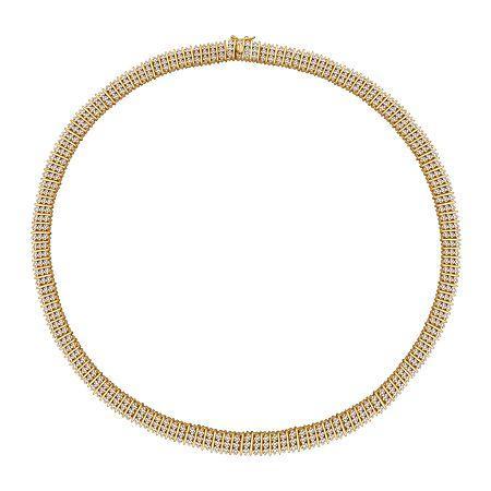 Diamond-accent Multi-row Necklace